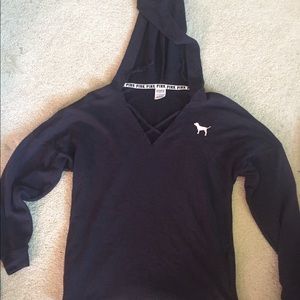 Pink hoodie size XS